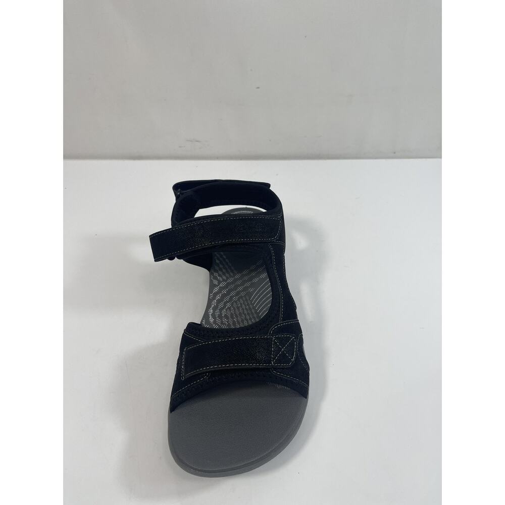 Clarks Mira Bay Shoes Women's Size 8W Black Cloudsteppers Sandals New Box - Picture 3 of 14